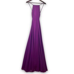 Lulu's Women's Purple Crisscross Open Back Mythical Kind Of Love Maxi Dress XS